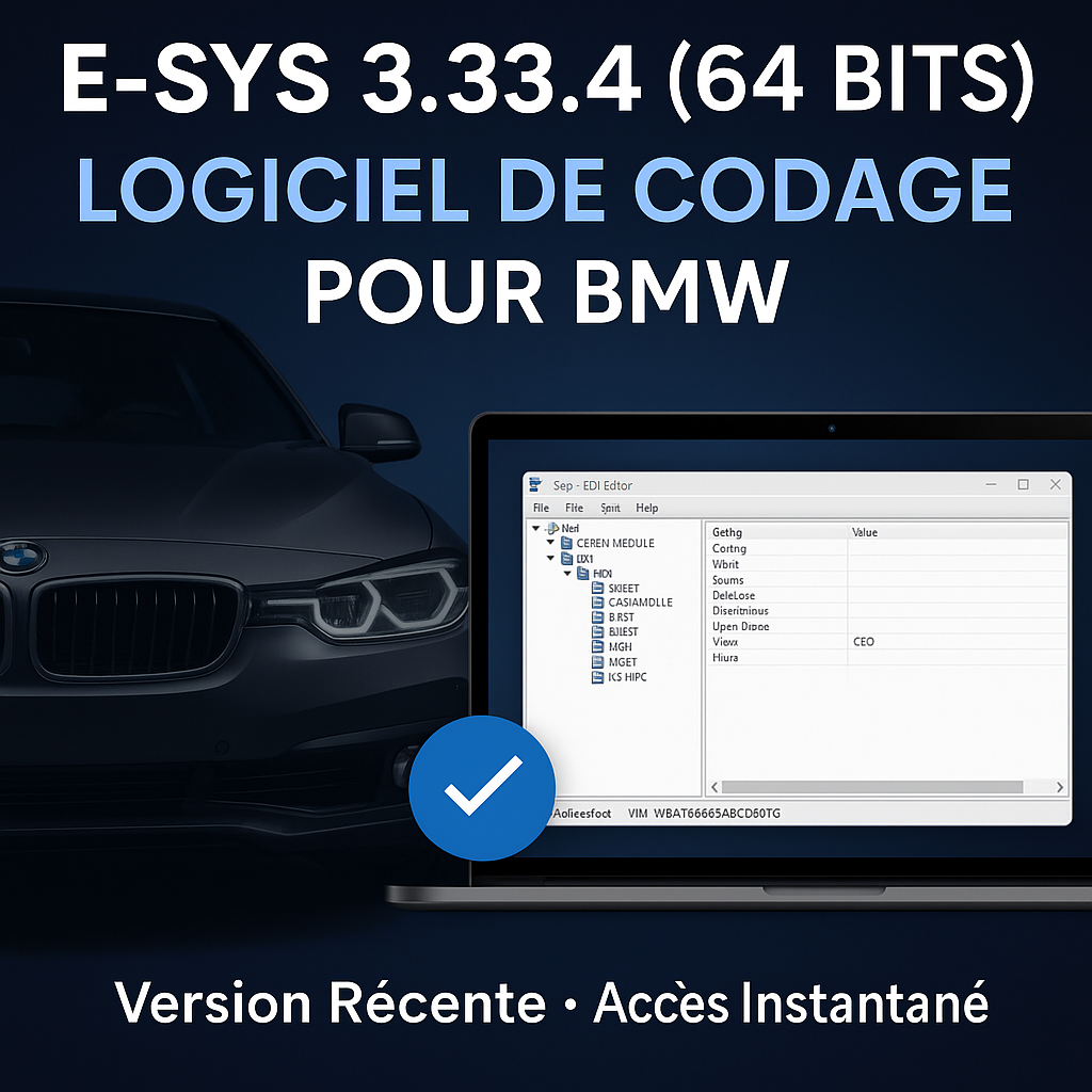E-Sys 3.33.4 (64 bits) – Logiciel de Codage pour BMW